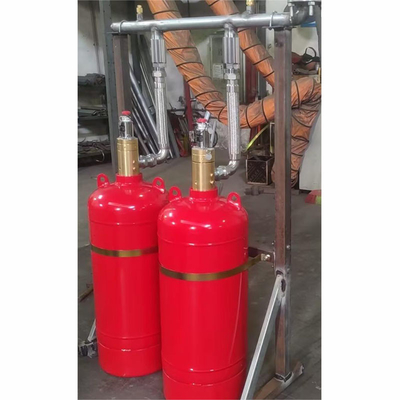 Red Color 180L FM200 Fire Suppression System for Mechanical Emergency