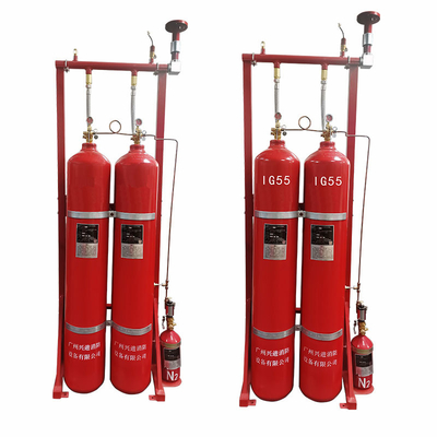 High Safety Inert Gas Fire Suppression System ≤10s Spraying Time Easy Installation