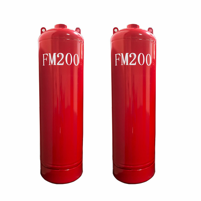 180L FM200 Cylinder Top Notch Fire Suppression System For Industrial