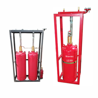 Automatic Starting Mode NOVEC1230 Fire Suppression System High Safety Indoor Red Extinguisher