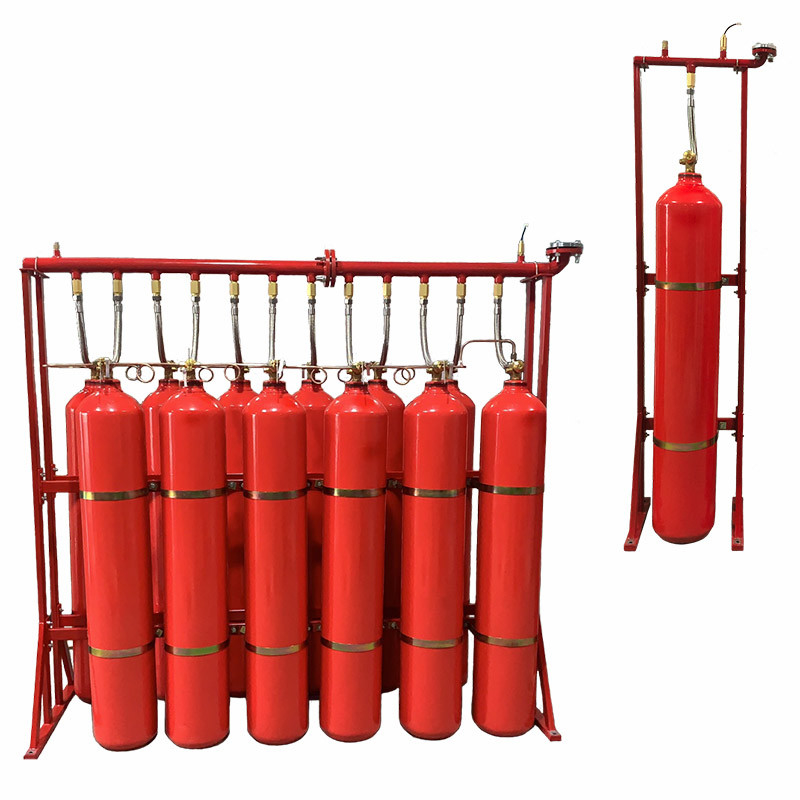 Red CO2 Extinguishing System Easy To Install For Fire Protection