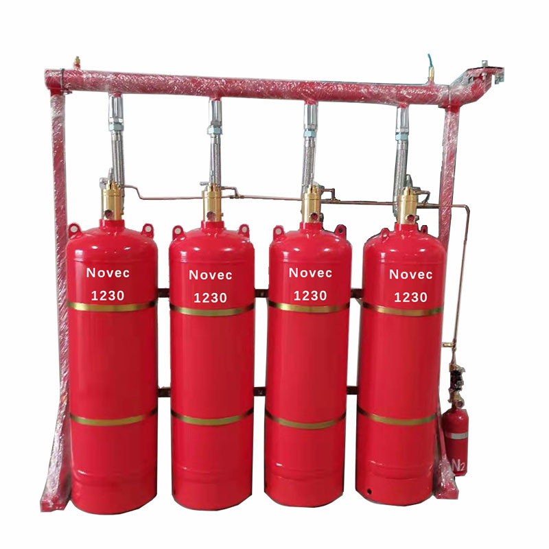 Environmentally Friendly NOVEC 1230 Fire Suppression System GSG\TUV Certified Steel Cylinder