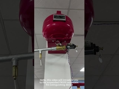 켜져 있는 가스 소화장치